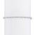 Large Classic Straight Row White Diamond Bracelet