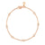 White Diamond Links Bracelet
