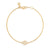 White Diamond Baby Hamsa Bracelet