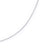 18K White Gold Adjustable Chain (<18")