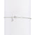 Etched White Diamond Cross Bracelet