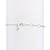 Kid's White Diamond Cross Bracelet