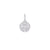 White Diamond Double Happiness Pendant