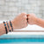 Men's Black Diamond Kite Turkish Eye & Smokey Quartz Bracelet