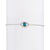 Etched Diamond & Aquamarine Evil Eye Bracelet