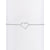 White Diamond Loving Heart Bracelet