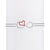 White Diamond & Ruby Infinite Love Bracelet