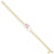 White Diamond & Ruby Infinite Love Bracelet