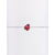 Treated Coral Ladybug Bracelet