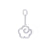 White Diamond Lucky Cloud Pendant