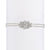White Diamond Large Oriental Hamsa Bracelet