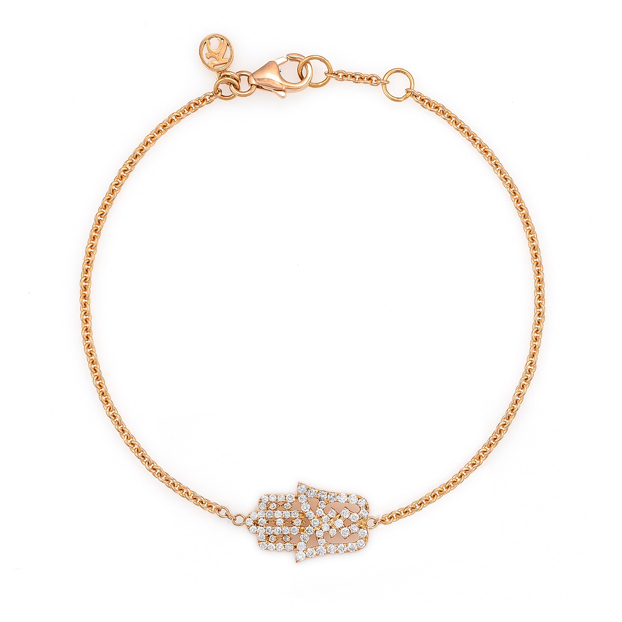 Hamsa Hand Tiny Sparkle Bracelet – Noellery