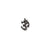 Men's Small Black Diamond 'OM' Pendant