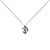 Men's Small White & Black Diamond 'OM' Pendant
