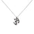 Men's Large White & Black Diamond 'OM' Pendant