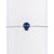White Diamond & Lapis Skull Bracelet