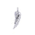 White/Black Diamond Big Wing Pendant
