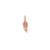 White Diamond Baby Wing Pendant