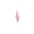 White Diamond Baby Wing Pendant