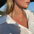 White Diamond Bar Necklace