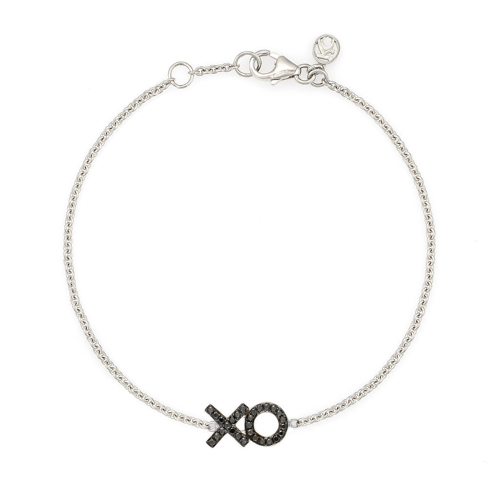 Black Diamond 'XO' Bracelet