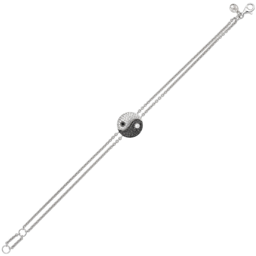 Full Yin-Yang Diamond Bracelet